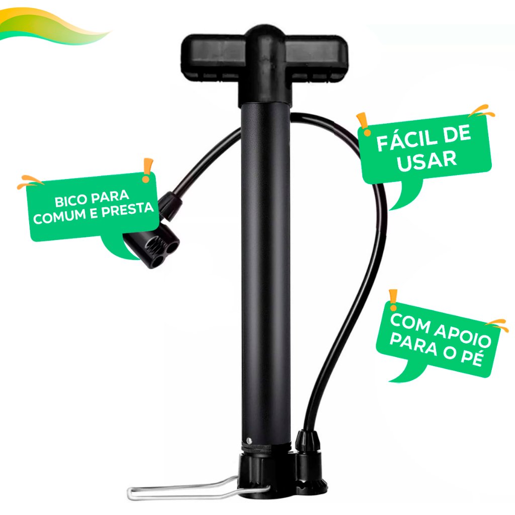 Bomba de Ar Manual Compacta para Bike - 6