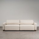 Ver imagem 4 de Sofá Retrátil 4 Lugares Bouclé Branco Essence 240cm CabeCasa MadeiraOriginals