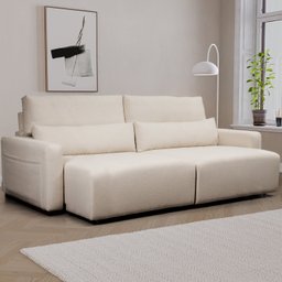 Sofá Essence Retrátil 4 Lugares 240cm CabeCasa MadeiraMadeira - 3