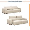 Sofá Essence Retrátil 4 Lugares 240cm CabeCasa MadeiraMadeira - 9