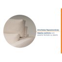 Ver imagem 7 de Sofá Essence Retrátil 4 Lugares 240cm CabeCasa MadeiraOriginals