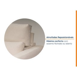 Sofá Essence Retrátil 2 Lugares 180cm CabeCasa MadeiraMadeira - 8