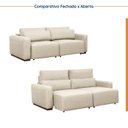Ver imagem 6 de Sofá Essence Retrátil 3 Lugares 200cm CabeCasa MadeiraOriginals