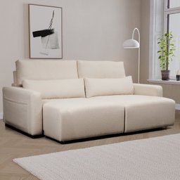 Sofá Essence Retrátil 3 Lugares 200cm CabeCasa MadeiraMadeira - 3