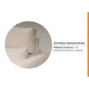 Ver mais imagens de Sofá Essence Retrátil 3 Lugares 200cm CabeCasa MadeiraOriginals