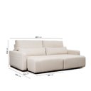 Ver imagem 5 de Sofá Essence Retrátil 3 Lugares 200cm CabeCasa MadeiraOriginals