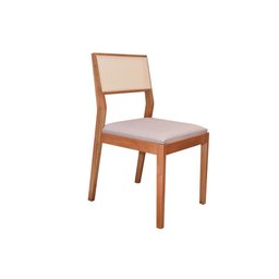 Sala De Jantar Mesa Ester 180x90 Com Vidro Off White 6 Cadeiras Alice Tela Sintética Madeira Maciça  - 7
