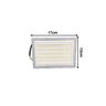 Refletor Led Modular Alta Potência Quadra Futebol Tenis:100w - 2