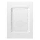 Ver imagem 1 de Placa 4x2 Cega com Suporte Branco - Rvb-1300/42 - Ravenna