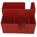 Ver imagem 7 de Kit 15 Portas Sachês Guardanapos Açúcar Organizador Multiuso Bancada Vermelho