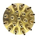 Ver imagem 4 de Bico Multijatos Direcionáveis para Fontes Chafarizes e Lagos com Entrada Rosca de 1 1/2"
