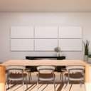 Ver imagem 2 de Painel Acústico Absorvedor Decorativo 120x60 Soft Crepe Maestra Acústica:branco