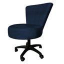 Ver imagem 3 de Poltrona Decorativa Royal Base Giratória Slk Decor Azul Royal