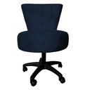 Ver imagem 1 de Poltrona Decorativa Royal Base Giratória Slk Decor Azul Royal