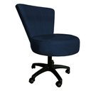 Ver imagem 2 de Poltrona Decorativa Royal Base Giratória Slk Decor Azul Royal