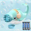 Ver imagem 1 de Kit 1 Golfinho Bolha Sabão Criança Infantil+ 3 Pilha Azul 5