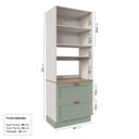 Ver imagem 4 de Torre para Microondas Arizona CabeCasa MadeiraOriginals