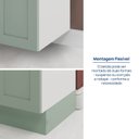 Ver imagem 6 de Torre para Microondas Planejada Arizona CabeCasa MadeiraOriginals Verde/Branco/Menta