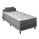 Ver imagem 1 de Cama Box Solteiro Yescasa Molas Ensacadas Ravena 88x188x50cm