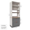 Ver imagem 4 de Torre para Microondas Arizona CabeCasa MadeiraOriginals