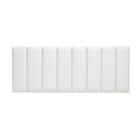 Ver imagem 2 de Cabeceira de Couro Legítimo Suspensa Cama Casal Evoa Yescasa