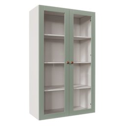 Armário Aéreo 2 Portas 135cm com Porta de Vidro Arizona CabeCasa MadeiraMadeira - 2