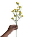 Ver imagem 3 de Kit 12 Galhos Flor Artificial Amarelo para Decoração Festa e Casamento