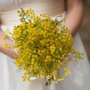 Ver mais imagens de Kit 12 Galhos Flor Artificial Amarelo para Decoração Festa e Casamento