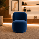 Ver imagem 2 de Poltrona Decorativa Bia Orgânica Veludo Recepção Sala Estar Quarto