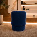 Ver imagem 3 de Poltrona Decorativa Bia Orgânica Veludo Recepção Sala Estar Quarto