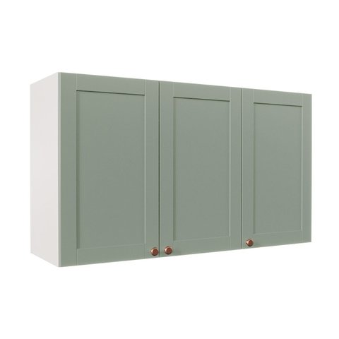 Armário Aéreo Planejado 3 Portas 120cm Arizona CabeCasa MadeiraOriginals