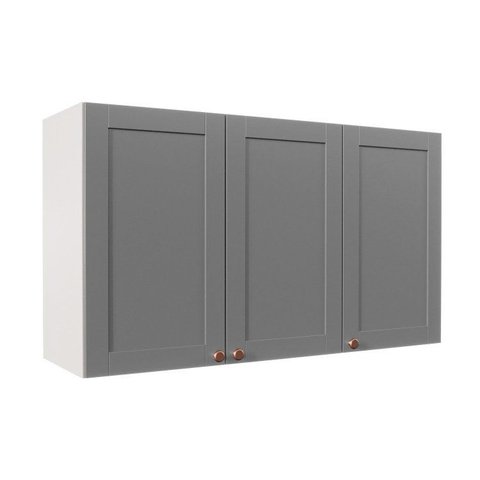 Armário Aéreo Planejado 3 Portas 120cm Arizona CabeCasa MadeiraOriginals