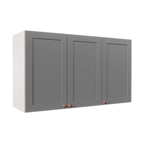 Armário Aéreo Planejado 3 Portas 120cm Arizona CabeCasa MadeiraOriginals