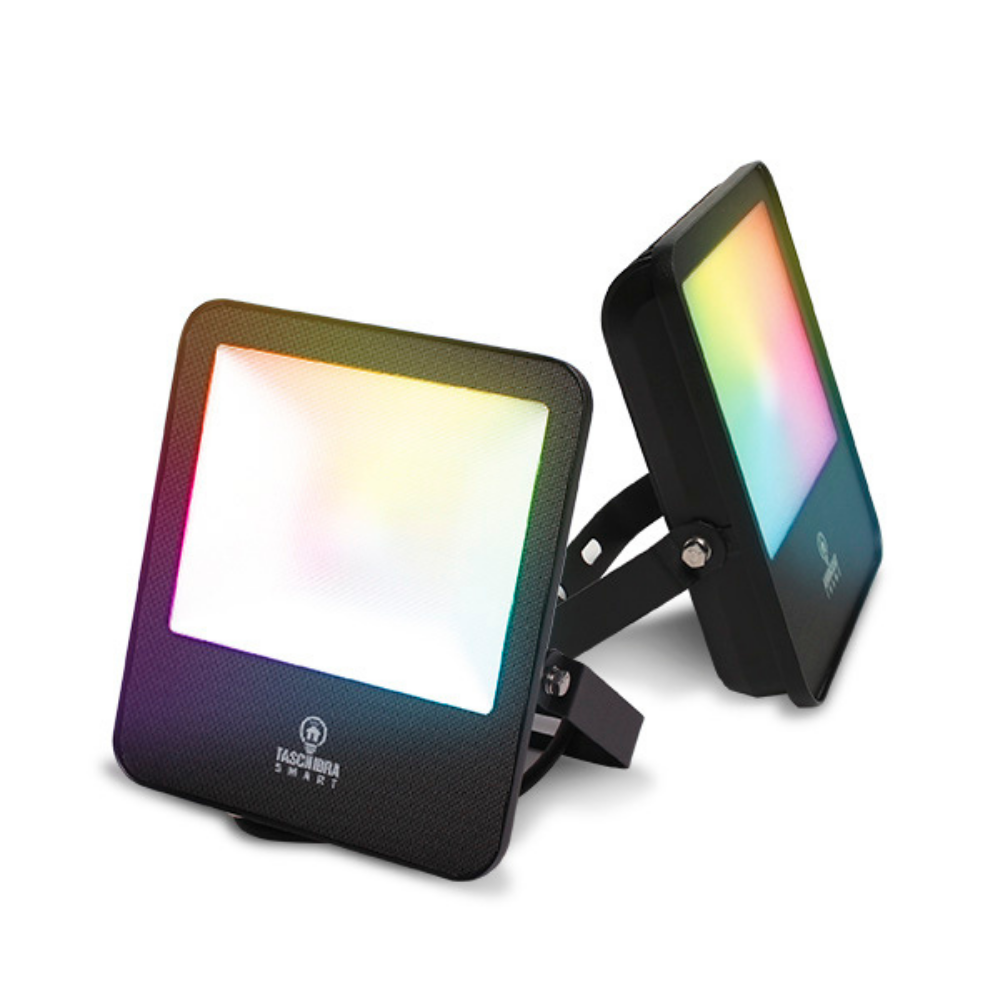 Smart Refletor WI-FI Led RGB 50W Preto Taschibra - 2
