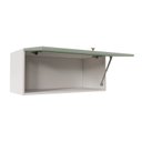 Ver imagem 3 de Armário Aéreo Planejado Porta Basculante 80cm Arizona CabeCasa MadeiraOriginals Verde/Branco/Menta