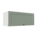 Ver imagem 1 de Armário Aéreo Planejado Porta Basculante 80cm Arizona CabeCasa MadeiraOriginals Verde/Branco/Menta