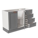 Ver imagem 3 de Balcão para Pia 120cm sem Tampo Arizona CabeCasa MadeiraOriginals