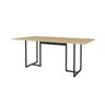 Mesa de Reunião Industrial 180x90cm Prime PR-23 6 Lugares Espresso Móveis - 2