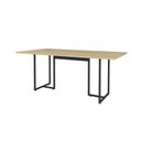 Ver imagem 2 de Mesa de Reunião Industrial 180x90cm Prime PR-23 6 Lugares Espresso Móveis