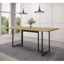 Ver imagem 1 de Mesa de Reunião Industrial 180x90cm Prime PR-23 6 Lugares Espresso Móveis
