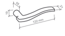 Ver imagem 3 de Fechadura para Banheiro Marea 2 - 40mm - Cromado - Imab