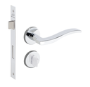 Ver imagem 2 de Fechadura para Banheiro Marea 2 - 40mm - Cromado - Imab