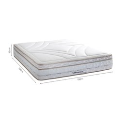 Colchão Queen Mola Maxspring 158x198x33 cm Meca American One Side Pillow  - 6