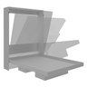 Cama Retratil De Parede Casal CM8016 Amendoa Tecno Mobili - 7