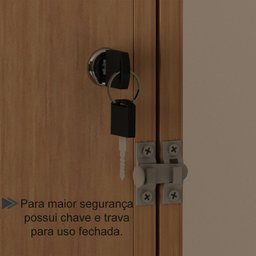 Cama Retratil De Parede Casal CM8016 Amendoa Tecno Mobili - 6