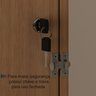 Cama Retratil De Parede Casal CM8016 Amendoa Tecno Mobili - 6
