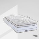 Ver imagem 3 de Colchão Solteiro Molas Maxspring American 88x188x33cm Herval Branco
