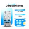 Disjuntor Bipolar Duplo Elgin 6a 10a 16a 20a 25a 40a 100a Og - 2