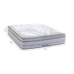 Colchão Casal  Molas Superlastic American One Side 138x188x33 - 6