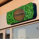Ver imagem 7 de Kit 5 Paineis Folhas Trevo Artificial para Decorar Ambientes Modernos com Elegância Realismo 60x40